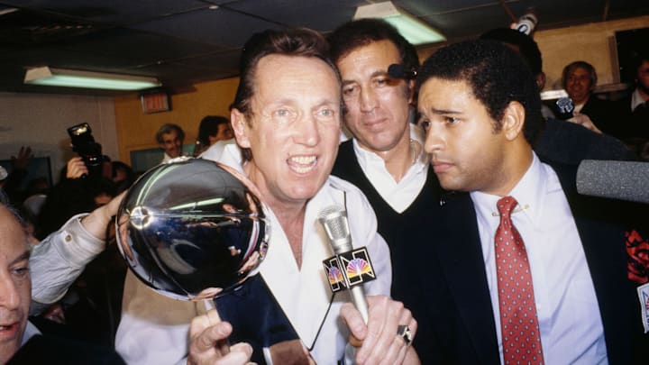 Al Davis With Super Bowl XV Trophy Al Davis With Super Bowl XV Trophy