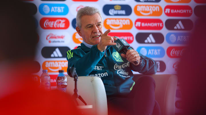 Mexico National Team Coach Javier Aguirre Attends A Press Conference