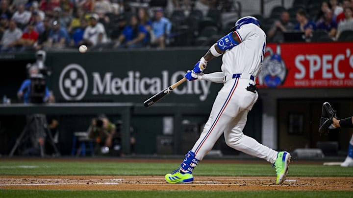 Texas Rangers Outfielder Adolis Garcia 