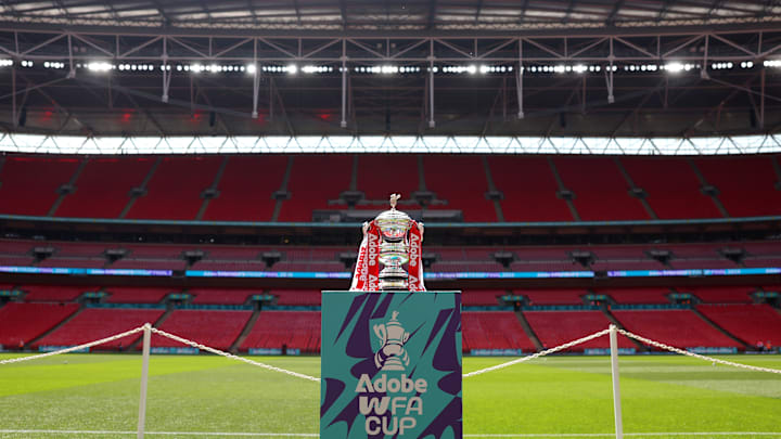 The Women's FA Cup trophy
