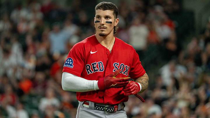 Boston Red Sox left fielder Jarren Duran Boston Red Sox left fielder Jarren Duran