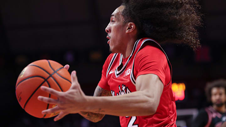 Rutgers Scarlet Knights guard Lino Mark (2).