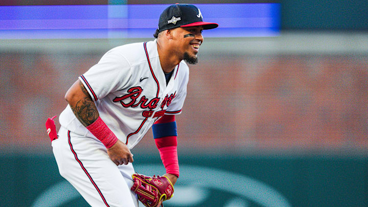 Orlando Arcia juega en los Bravos de Atlanta de la MLB como campocorto