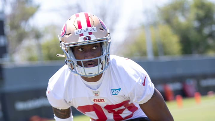 San Francisco 49ers cornerback Darrell Luter Jr.