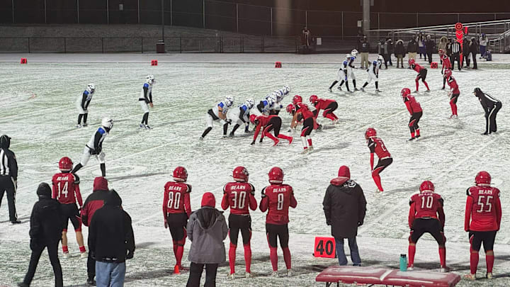 Baldwin Park plays at Big Bear in the snow in the Division 11 quarterfinals