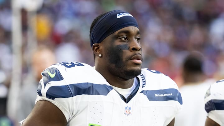 Seattle Seahawks linebacker Derick Hall against the Arizona Cardinals