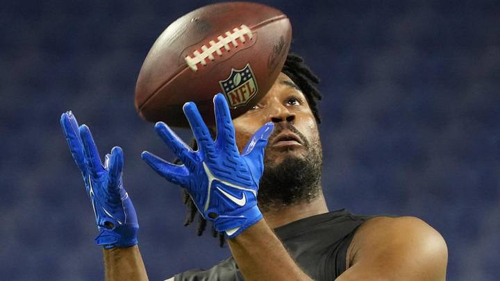 RJ Maryland catches a pass at the Scouting Combine. Maryland signed with the Green Bay Packers after the draft. RJ Maryland catches a pass at the Scouting Combine. Maryland signed with the Green Bay Packers after the draft.