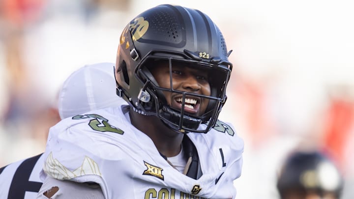 Oct 19, 2024; Tucson, Arizona, USA; Colorado Buffalos defensive lineman Shane Cokes (99) against the Arizona Wildcats at Arizona Stadium. Mandatory Credit: Mark J. Rebilas-Imagn Images