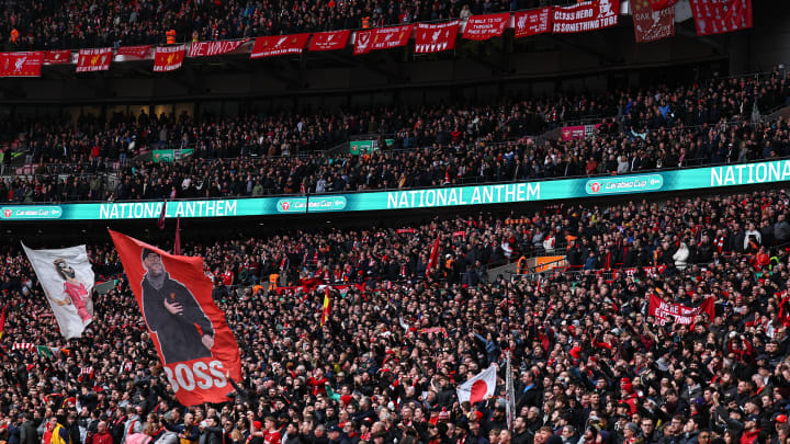 Liverpool fans have often taken trips to Wembley Stadium as an opportunity to boo the national anthem