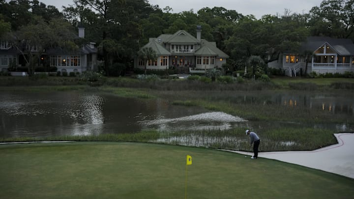 Harbour Town Golf Links is a classic lowcountry course with marshes and overhanging trees.