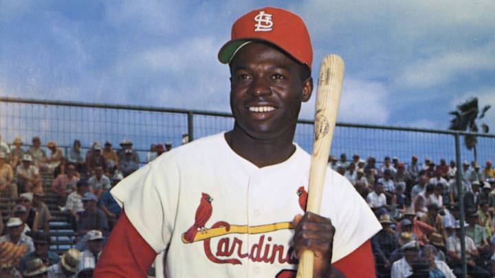 Lou Brock Color Portrait