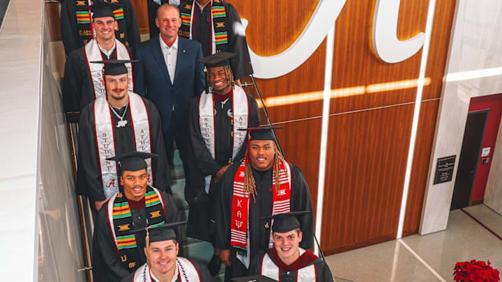 Alabama Football 2024 Winter Graduates