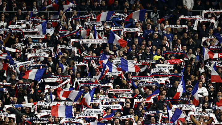 Les fans tricolores ont pu se faire entendre durant le match.