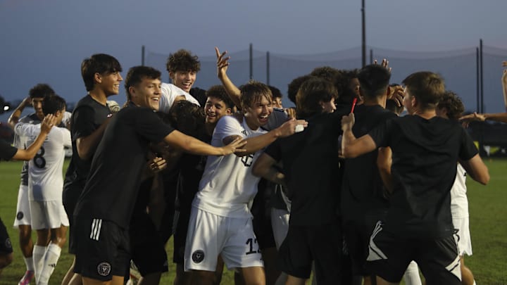 Apr 2, 2024; Bradenton, FL, USA; Orlando City B and Inter Miami II at IMG Academy. Mandatory Credit: Morgan Tencza-Imagn Images Apr 2, 2024; Bradenton, FL, USA; Orlando City B and Inter Miami II at IMG Academy. Mandatory Credit: Morgan Tencza-Imagn Images