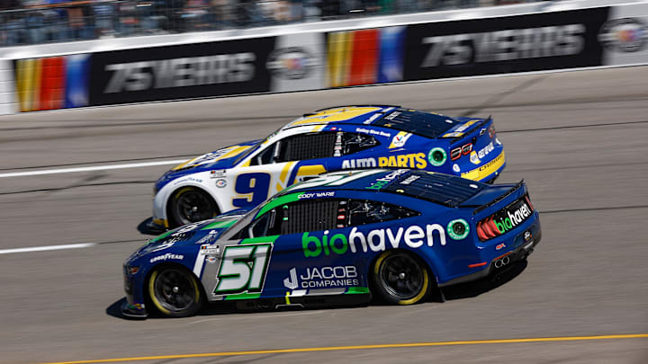Cody Ware, Rick Ware Racing, and Josh Berry, Hendrick Motorsports, NASCAR