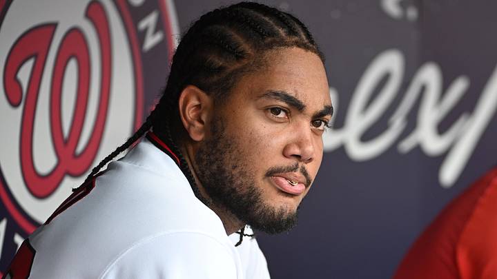 Washington Nationals outfielder James Wood Washington Nationals outfielder James Wood