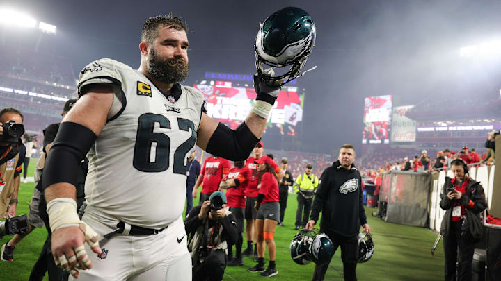 Eagles center Jason Kelce hopes to spend the rest of his football career with the organization. 
