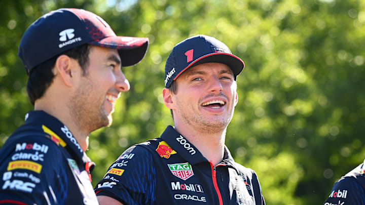 Sergio "Checo" Pérez y Max Verstappen dieron de qué hablar en el Gran Premio de Brasil de la Fórmula 1