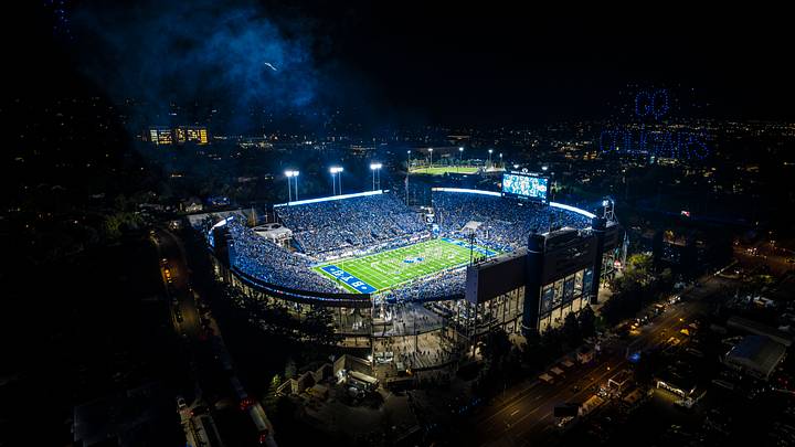 Lavell Edwards Stadium prepares for BYU vs Oklahoma State Lavell Edwards Stadium prepares for BYU vs Oklahoma State
