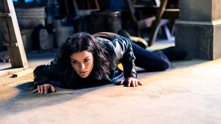 BLINDSPOT -- "Iunne Ennui" Episode 511 -- Pictured: Jaimie Alexander as Jane Doe -- (Photo by: Scott McDermott/NBC/Warner Brothers)