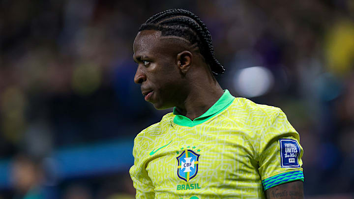 Vinícius Júnior has 41 caps for the Brazil national team at age 25.