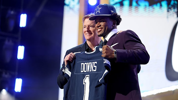 The Cowboys selected Caleb Downs with the 11th overall pick.