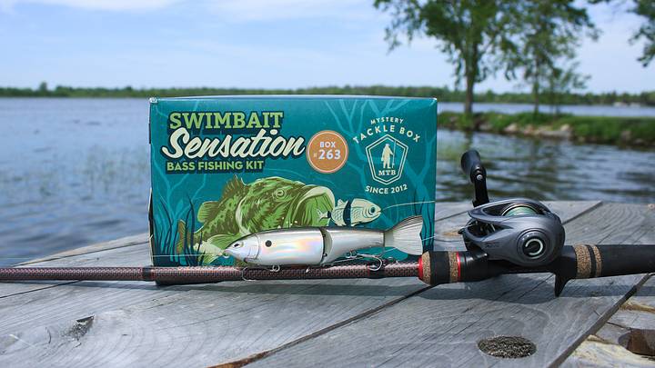 Swimbait Sensation Bass Fishing Kit from Mystery Tackle Box