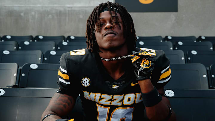 2026 Missouri commit Micah Nickerson during his official visit to Columbia