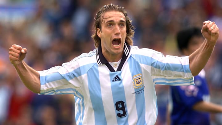 Gabriel Batistuta es uno de los máximos goleadores de Argentina en la Copa América 