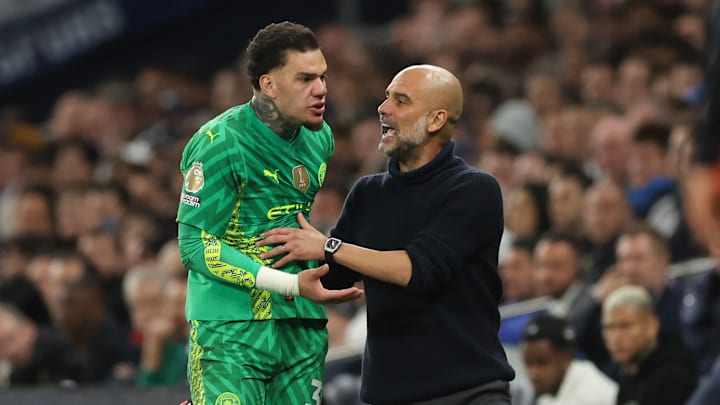 Ederson was surprisingly named on the bench by Pep Guardiola on Sunday