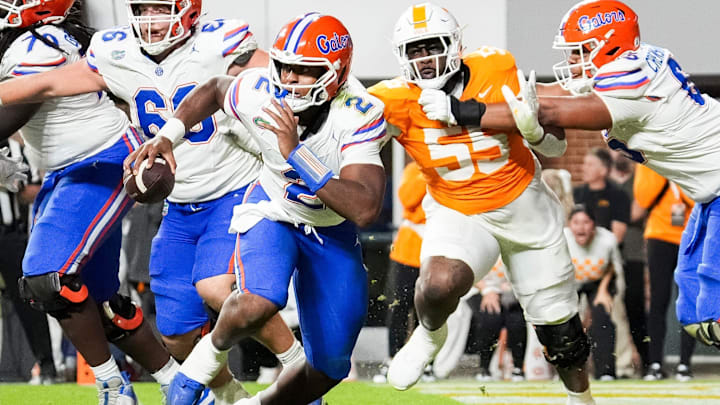 The future of the Florida Gators football program is now in that highly awaited role. Mandatory Credit: Brianna Paciorka/USA TODAY Network via Imagn Images