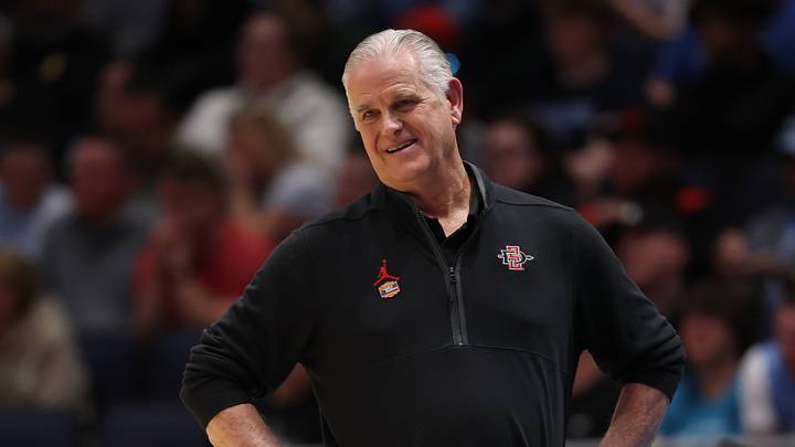 San Diego State Aztecs head coach Brian Dutcher.
