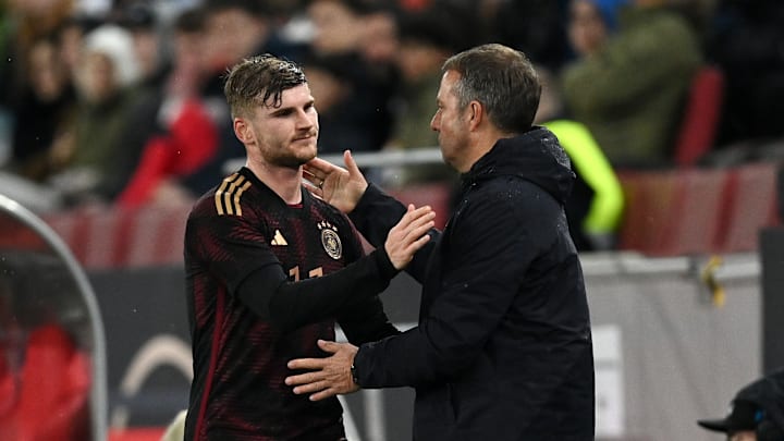 Hansi Flick war zufrieden, wie die deutsche Mannschaft zurück ins Spiel kam