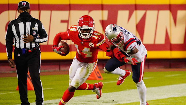 Sammy Watkins had 477 receiving yards in three playoff runs with the Chiefs