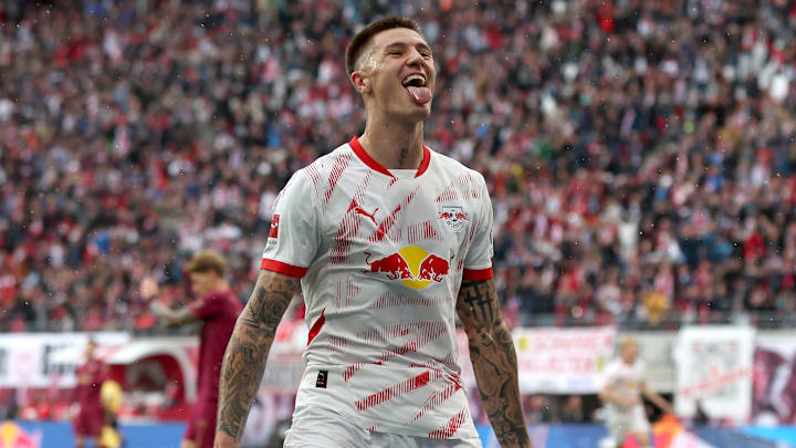 Benjamin Sesko é o grande destaque do Leipzig
