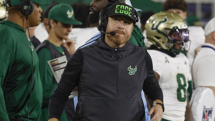 South Florida Bulls head coach Alex Golesh. South Florida Bulls head coach Alex Golesh.