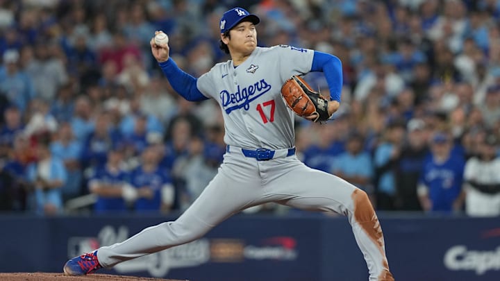 Shohei Ohtani takes the mound in Toronto on Wednesday afternoon. Shohei Ohtani takes the mound in Toronto on Wednesday afternoon.