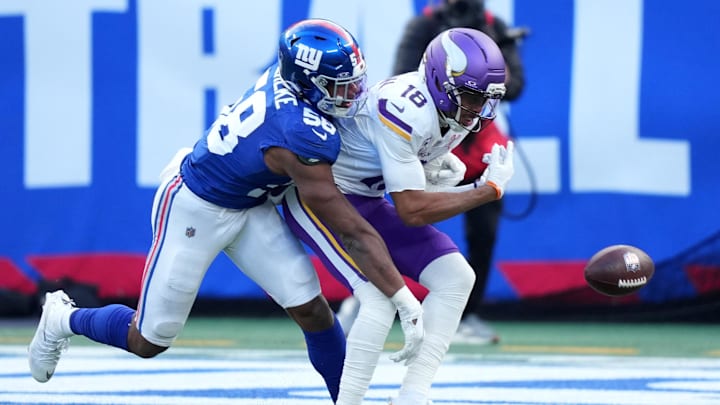 The Giants released linebacker Bobby Okereke