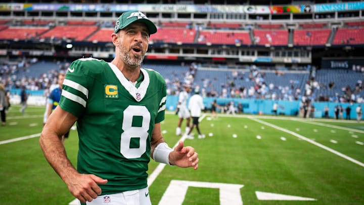 New York Jets quarterback Aaron Rodgers