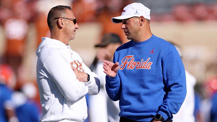 Jon Sumrall, Steve Sarkisian, Florida vs. Texas Jon Sumrall, Steve Sarkisian, Florida vs. Texas