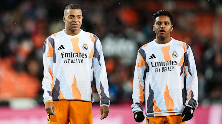 Kylian Mbappé y Rodrygo serán titulares con el Real Madrid en el juego ante el Real Valladolid