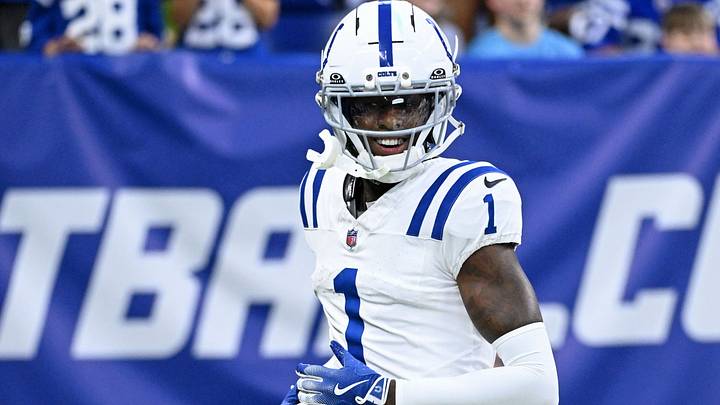 Aug 29, 2026; Indianapolis, Indiana, USA; Indianapolis Colts cornerback Sauce Gardner (1) reacts after a play against the Detroit Lions during the first half at Lucas Oil Stadium. Mandatory Credit: Robert Goddin-Imagn Images Aug 29, 2026; Indianapolis, Indiana, USA; Indianapolis Colts cornerback Sauce Gardner (1) reacts after a play against the Detroit Lions during the first half at Lucas Oil Stadium. Mandatory Credit: Robert Goddin-Imagn Images