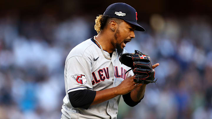Cleveland Guardians closer Emmanuel Clase is rumored to be on the trade block