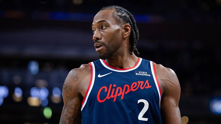 Mar 27, 2026; Indianapolis, Indiana, USA; LA Clippers forward Kawhi Leonard (2) in the first half against the Indiana Pacers at Gainbridge Fieldhouse. Mandatory Credit: Trevor Ruszkowski-Imagn Images