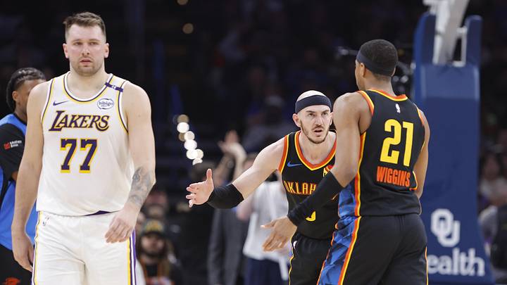 Los Lakers difícilmente cuenten con Luka Doncic en lo que resta de serie ante el Thunder
