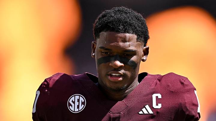 Texas A&M Aggies quarterback Marcel Reed (10) walks on the field prior to the game against the Kentucky Wildcats at Kyle Field. Texas A&M Aggies quarterback Marcel Reed (10) walks on the field prior to the game against the Kentucky Wildcats at Kyle Field.