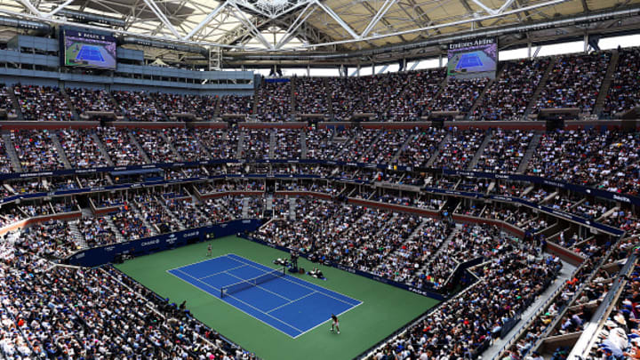 The U.S. Open men's final is played at Arthur Ashe Stadium.