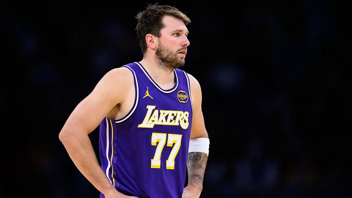 Los Angeles Lakers guard Luka Doncic. Los Angeles Lakers guard Luka Doncic.