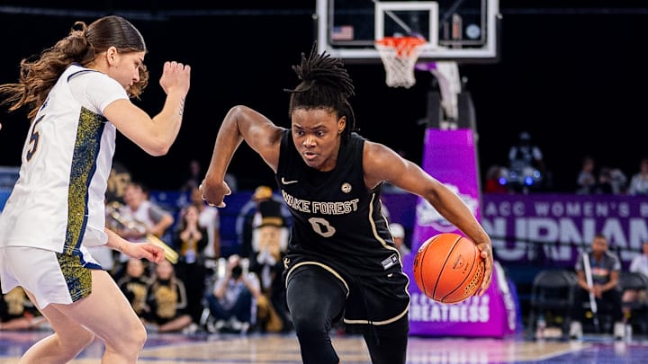 Milan Brown (0) drives to the basket against the California Golden Bears, March 4, 2026.
