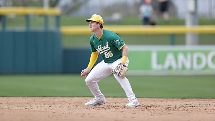 Oakland Athletics infielder Cooper Bowman